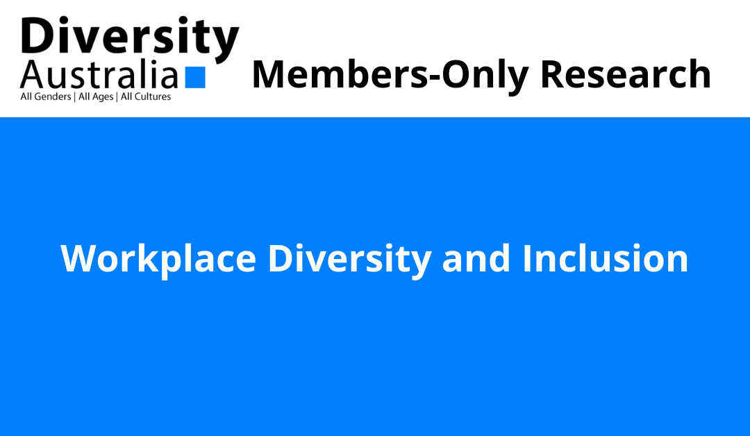 Workplace Diversity and Inclusion